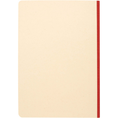 Logo trade business gifts image of: Liliana A5 sugarcane and RPET soft cover notebook