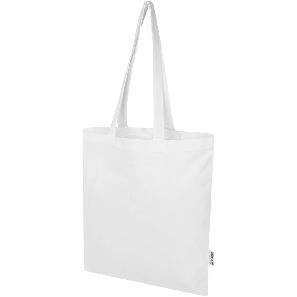 Logotrade corporate gifts photo of: Madras Blend 140 g/m² GRS recycled cotton tote bag 7L