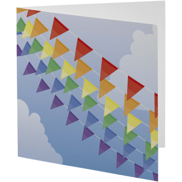 Logo trade advertising products picture of: Herald square greeting card