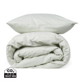 VINGA Montgomery premium cotton bed linen, 4 pcs set, green