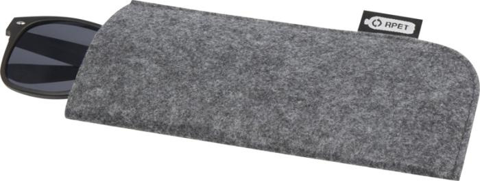 Logotrade advertising product picture of: Felta GRS recycled pouch for glasses