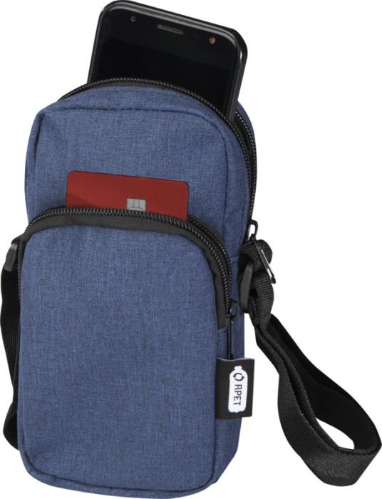 Logo trade corporate gift photo of: Ross GRS recycled phone pouch