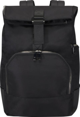Logotrade advertising products photo of: Rhine 15” GRS recycled rolltop backpack 18L