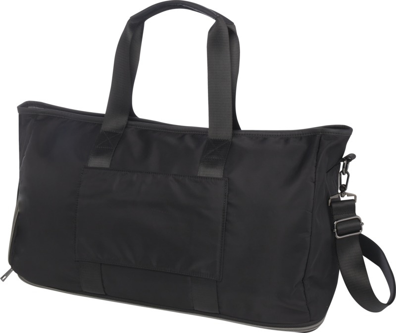 Logotrade promotional products photo of: Rhine GRS recycled expandable duffel bag 35L