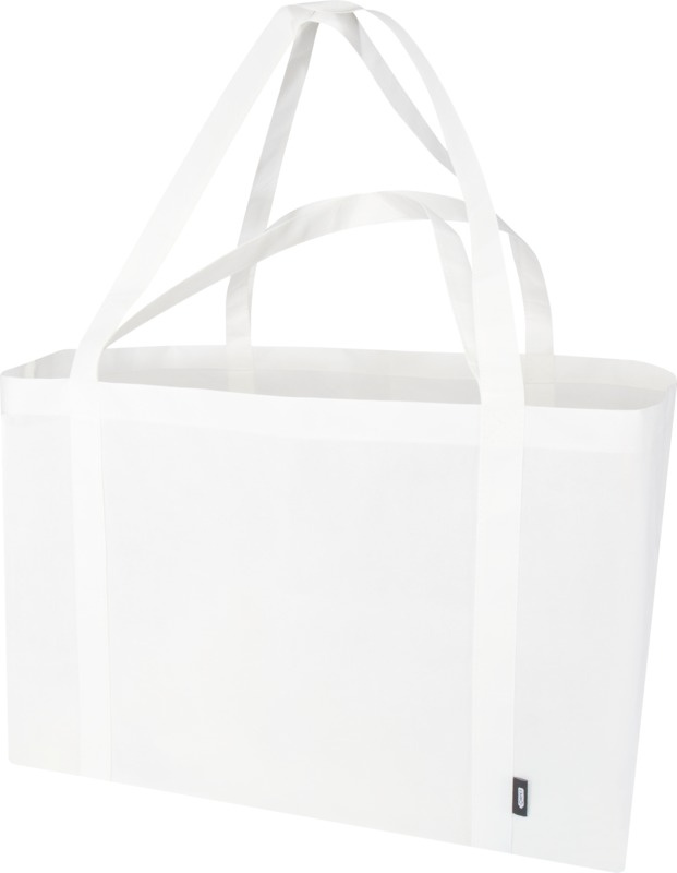 Logo trade promotional giveaways image of: Jumbo GRS recycled non-woven extra large tote bag 65L