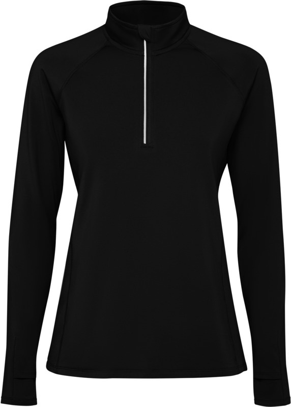 Logotrade advertising products photo of: Estambul long sleeve women's half zip sweatshirt