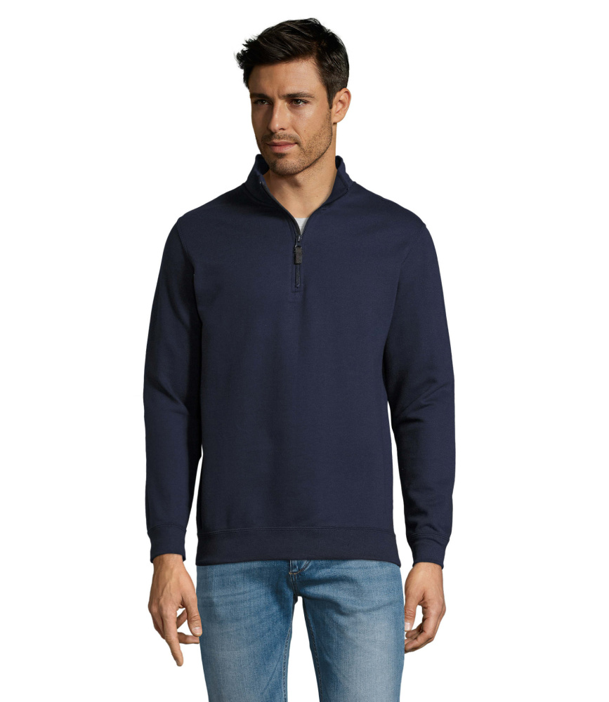 Logo trade promotional giveaways image of: STAN Sweat Zip Collar 260