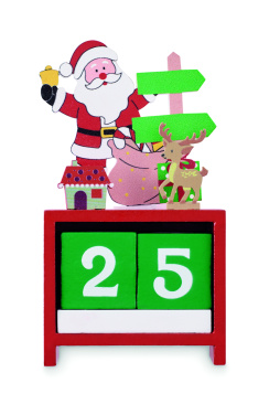 Logo trade promotional merchandise image of: Christmas countdown calendar