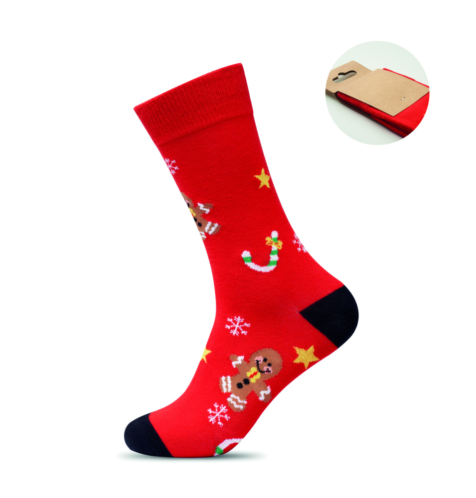 Logotrade promotional items photo of: Pair of Christmas socks M