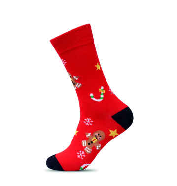 Logotrade promotional giveaways photo of: Pair of Christmas socks M