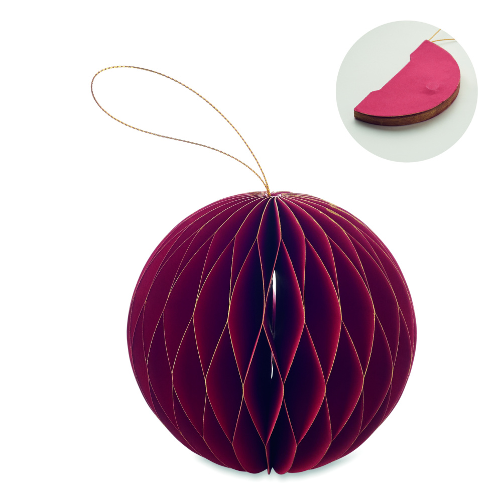 Logotrade promotional merchandise picture of: Foldable  XMAS bauble hanger
