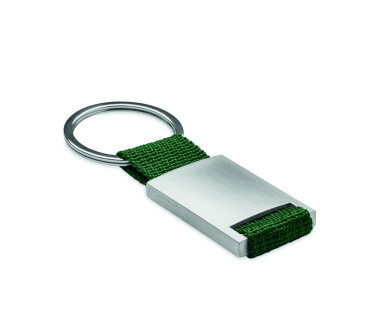 Logotrade promotional gift picture of: Metal rectangular key ring Espoo