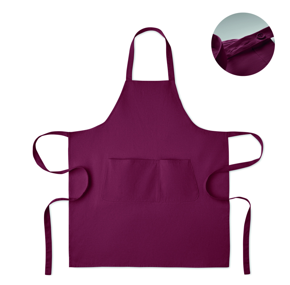 Logo trade promotional items image of: Organic cotton apron 240 gr/m²