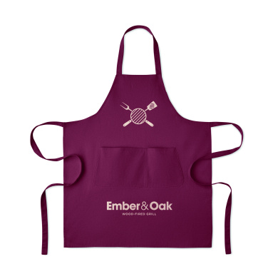 Logo trade promotional giveaways picture of: Organic cotton apron 240 gr/m²