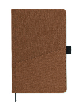 Logo trade promotional gifts picture of: A5 notebook PU front pocket