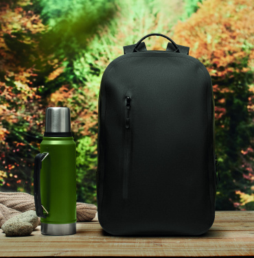 Logo trade promotional merchandise photo of: 300D RPET computer backpack