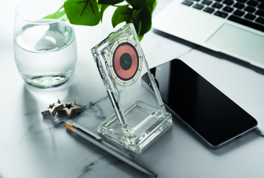 Logotrade promotional giveaway image of: Acrylic wireless charger 15W