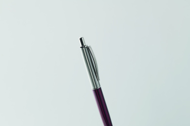 Logo trade promotional giveaways picture of: Push button pen in box