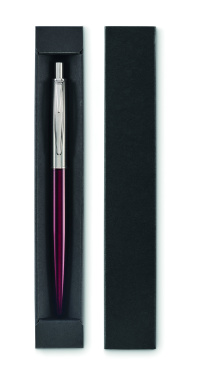 Logo trade promotional gift photo of: Push button pen in box