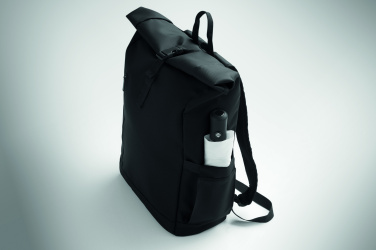Logo trade promotional giveaway photo of: Rolltop laptop rucksack 600D