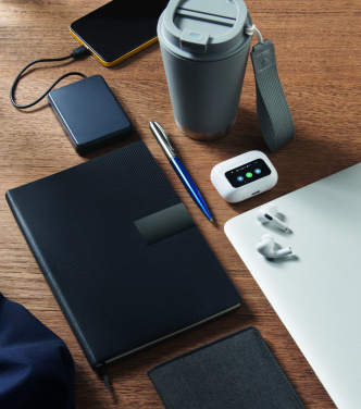 Logo trade promotional merchandise photo of: A5 PU notebook