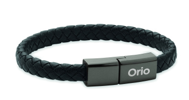 Logo trade promotional item photo of: Braided bracelet cable type-C