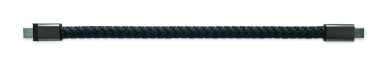 Logo trade promotional merchandise photo of: Braided bracelet cable type-C