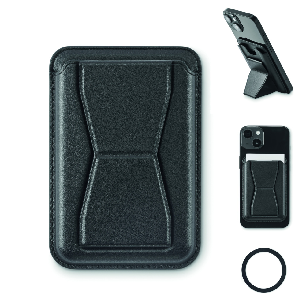 Logo trade promotional item photo of: Magnetic PU cardholder