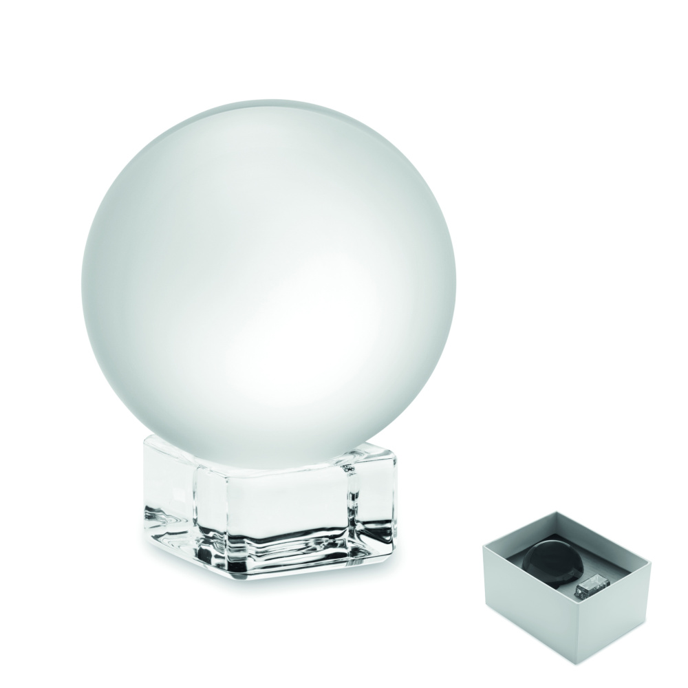 Logo trade corporate gifts picture of: Glass round award