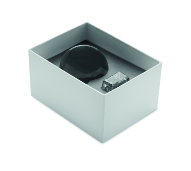 Logo trade promotional products image of: Glass round award