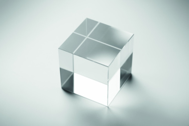 Logo trade promotional gifts picture of: Glass cube award