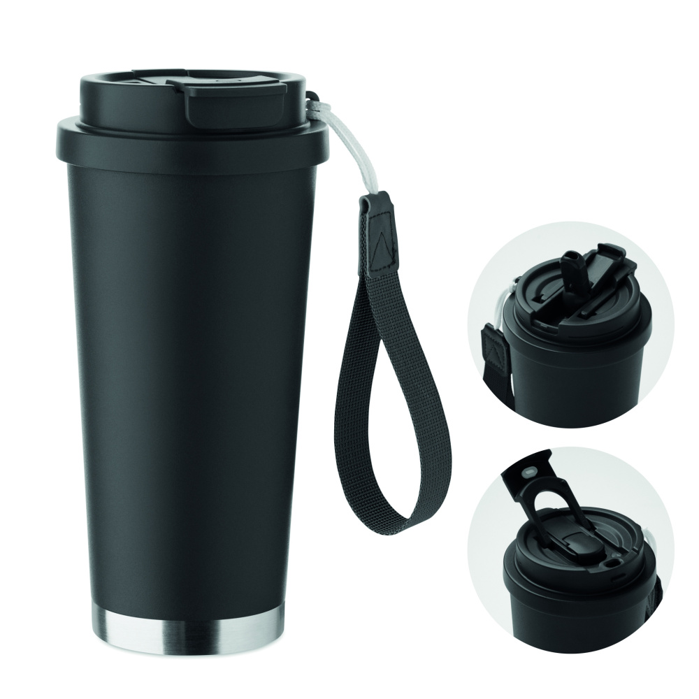 Logo trade corporate gifts picture of: Double wall tumbler 500ml