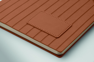 Logo trade promotional items picture of: A5 notebook in smokey PU
