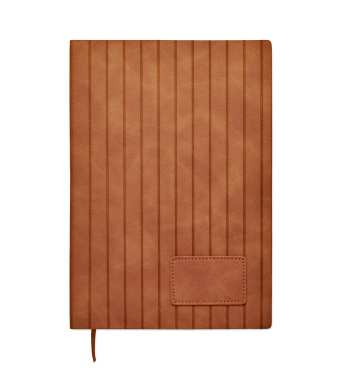 Logo trade promotional products image of: A5 notebook in smokey PU
