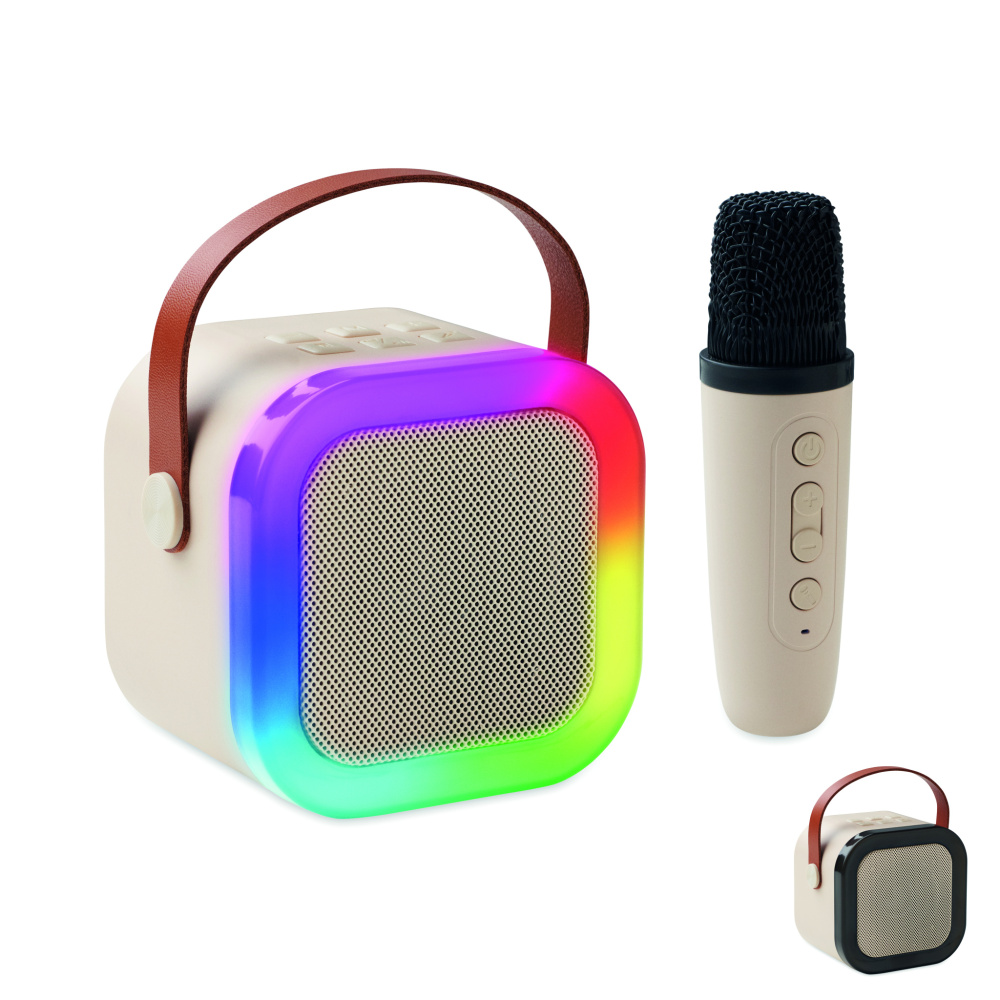 Logo trade promotional gift photo of: Karaoke set speaker