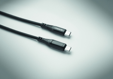 Logo trade promotional merchandise image of: 100W charging cable type-C