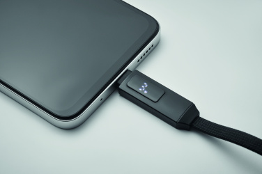 Logo trade promotional giveaways image of: 60W charging cable keyring