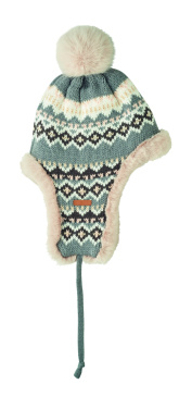 Logo trade promotional merchandise image of: Knitted beanie with ear flap