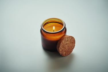 Logo trade corporate gift photo of: Plant based wax candle 70 gr