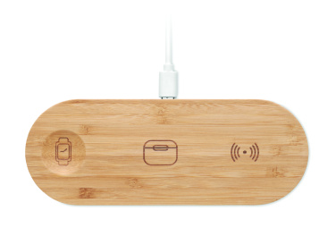 Logotrade promotional gifts photo of: 3 in 1 15W wireless charger