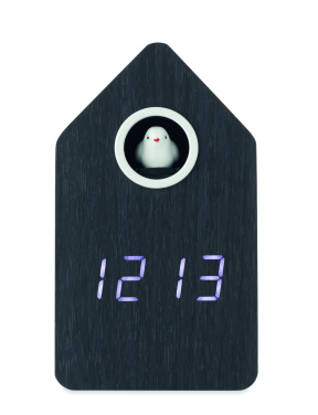Logotrade corporate gift image of: MDF cuckoo alarm clock