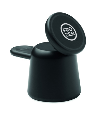 Logotrade business gift image of: 3 in 1 wireless charger 15W