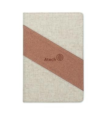 Logo trade advertising product photo of: A5 notebook with 15W charger