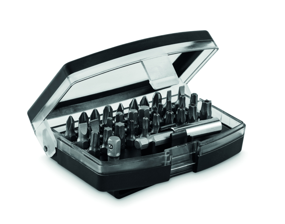 Logotrade business gift image of: 32 pcs screwdriver bit set