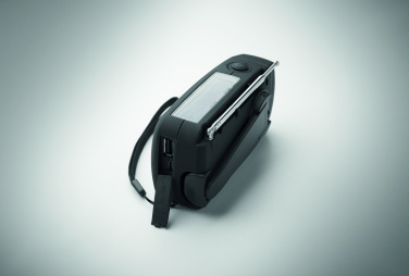 Logotrade promotional giveaway picture of: Portable radio SOS with LED torch