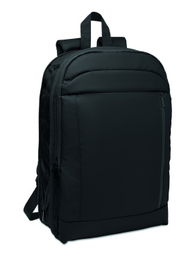 Logo trade business gifts image of: Expandable 600D RPET backpack