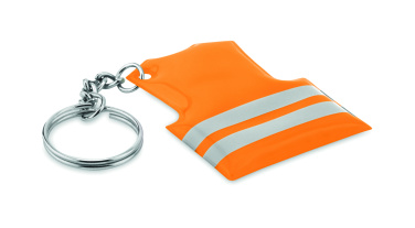 Logo trade promotional gifts picture of: Key ring with reflecting vest Jekabpils