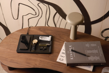 Logotrade business gift image of: VINGA Timo RCS desk charger and accessory tray