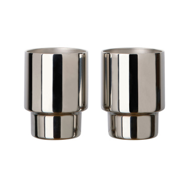 Logotrade corporate gift picture of: VINGA Nagano RCS  recycled SS mugs, set of 2