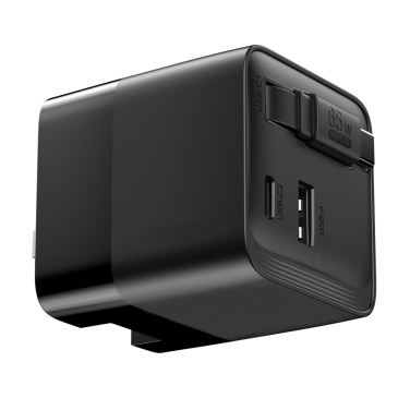 Logo trade advertising product photo of: Urban Vitamin Mendocino 65W GaN charger retractable cable